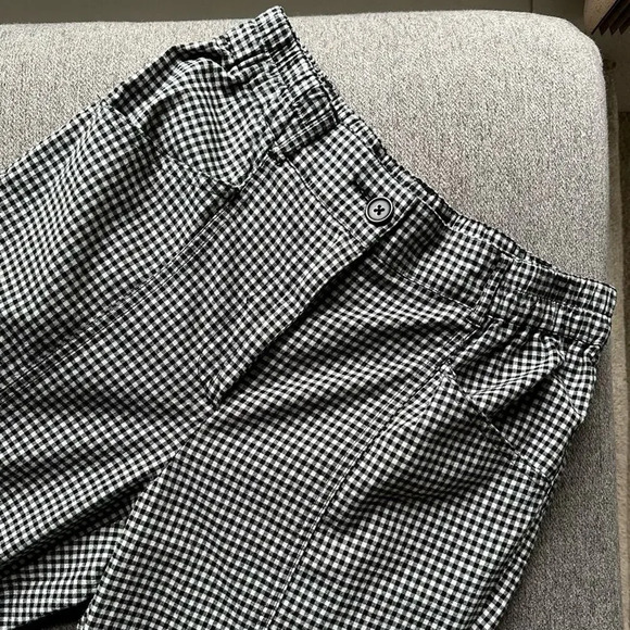 Urban Outfitters Black & White Plaid Pants Small - Picture 2 of 6